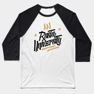 Rasta University Graffiti Tag Style Reggae Baseball T-Shirt